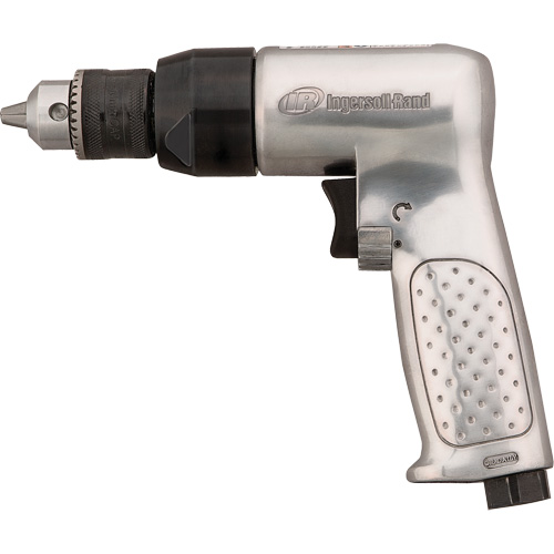 Right Angle Air Drill, 4 CFM, 1/4" NPTF, 94 dBA, 3/8" Chuck, Keyed Ottawa Fastener Supply