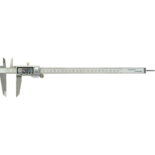 Electronic Digital Calipers, 0.001" (0.03 mm) Resolution, 0" - 12" (0 mm - 300 mm) Range Ottawa Fastener Supply