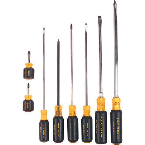 Long & Short Cushion-Grip Screwdriver Set, 8 Pcs. Ottawa Fastener Supply