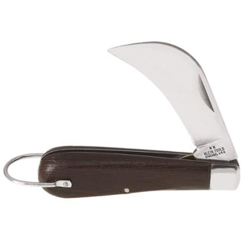 Pocket Knife with Hawkbill Slitting Blade, 2-5/8" Blade, Carbon Steel Blade, Plastic Handle Ottawa Fastener Supply