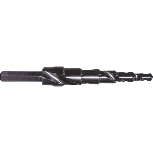 Foret &eacute;tag&eacute; progressif, 3/16" - 7/8", Incr&eacute;ments de 1/16", Acier rapide Ottawa Fastener Supply