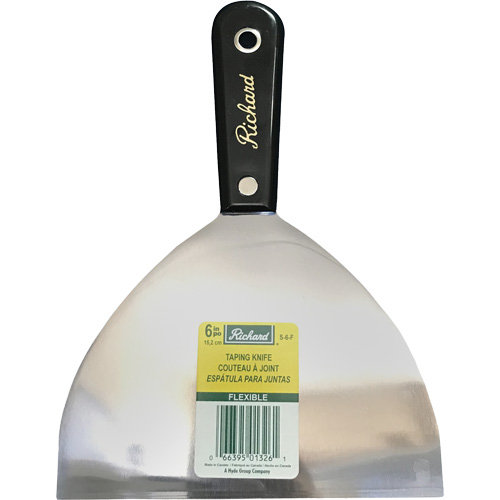 Couteau &agrave; galon sur joint flexible de s&eacute;rie Pro, 6", Lame en Acier &agrave; haute teneur en carbone Ottawa Fastener Supply