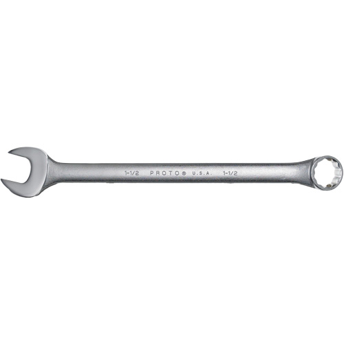 Combination Wrench, 12 Point, 1-1/2", Satin Finish Ottawa Fastener Supply
