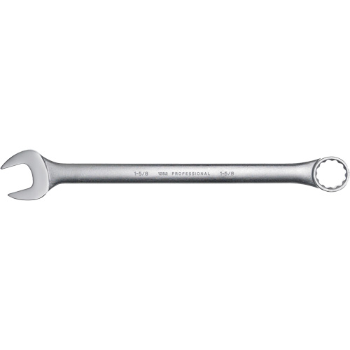 Combination Wrench, 12 Point, 1-5/8", Satin Finish Ottawa Fastener Supply