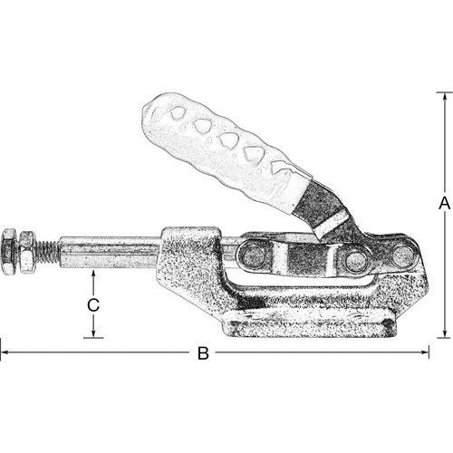 Straight Line Hold Down Clamps, 600 lbs. Clamping Force Ottawa Fastener Supply