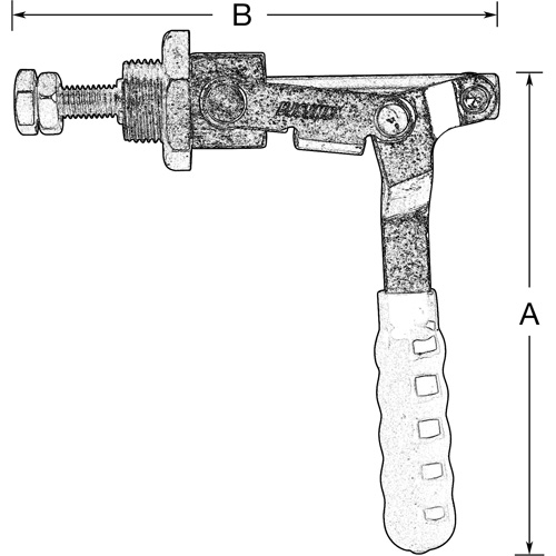 Straight Line Hold Down Clamps, 300 lbs. Clamping Force Ottawa Fastener Supply