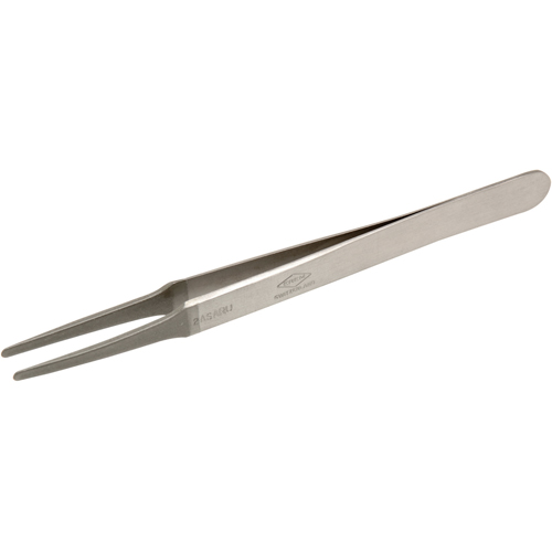 Tweezers - Flat Round Tips, Straight - 4.75" (120 mm) Ottawa Fastener Supply