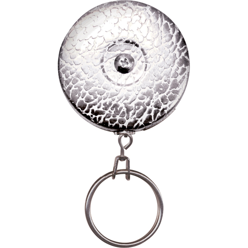 The Original Key Reel, Chrome, 24" Cable, Belt Clip Attachment Ottawa Fastener Supply