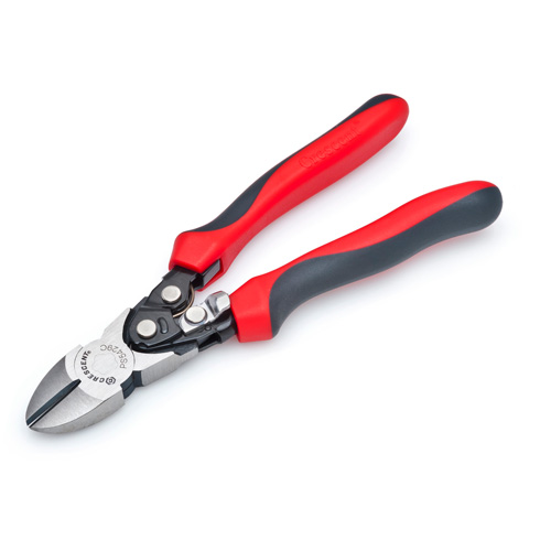 Pro Series Dual Material Diagonal Compound Action Cutting Pliers, 8" L Ottawa Fastener Supply