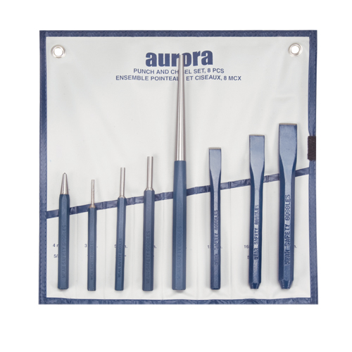 Punch and Chisel Set, 8 Pieces Ottawa Fastener Supply