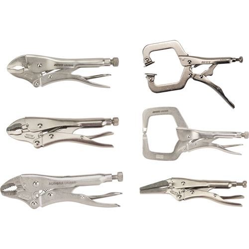 Locking Plier Set, 6 Pieces Ottawa Fastener Supply