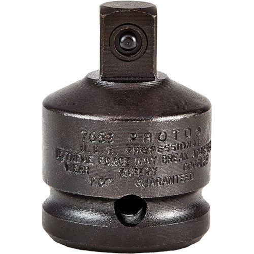 Adapter Socket, Impact, 3/4" Drive, 1/2" Socket, 2.0625" L Ottawa Fastener Supply