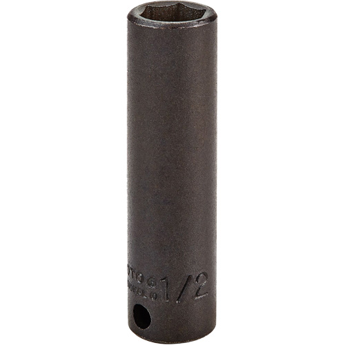 Socket, Impact, 1/2", 3/8" Drive, 6 Points, Deep Ottawa Fastener Supply