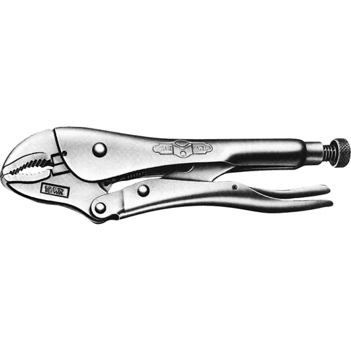 Vise-Grip&reg; Pliers with Wire Cutter, 4" Length, Curved Jaw Ottawa Fastener Supply