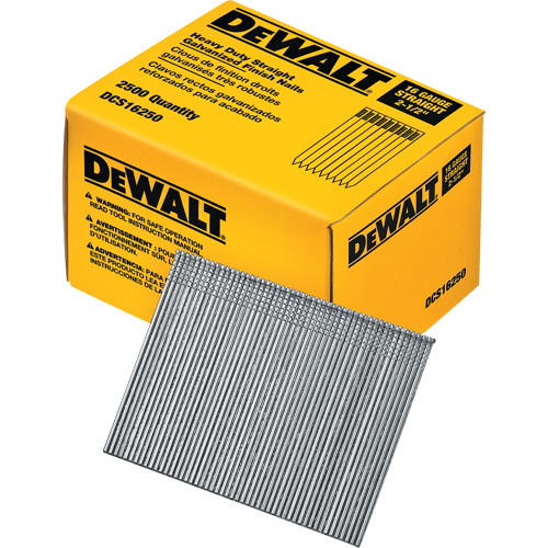 Clous de finition droits de calibre 16 Ottawa Fastener Supply