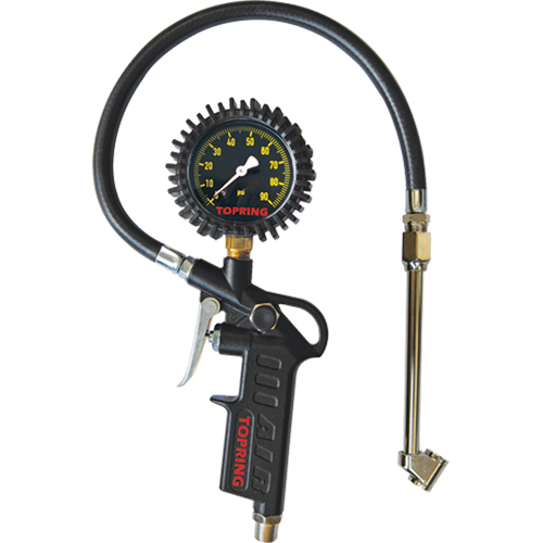 Tire Pressure Gauges - Dual Wheel Type- Pistol Grip Dial Inflator Gauges Ottawa Fastener Supply