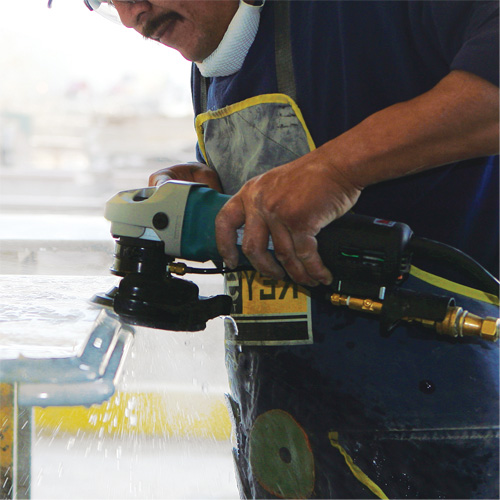 Polisseuse &eacute;lectronique pour pierre, 4" tampon, 7,9 A, 2000-4000 Tr/min &agrave; vide Ottawa Fastener Supply