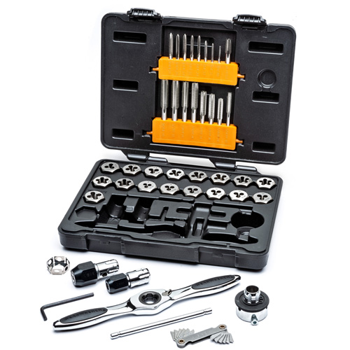 SAE Ratcheting Tap & Die Set, 42 Pieces Ottawa Fastener Supply