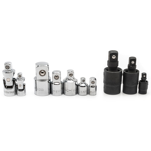 10-Piece 1/4", 3/8" & 1/2" Drive Universal Joint and Adapter Set Ottawa Fastener Supply