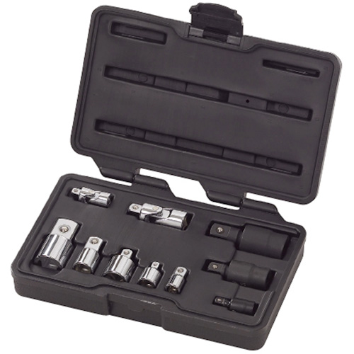 10-Piece 1/4", 3/8" & 1/2" Drive Universal Joint and Adapter Set Ottawa Fastener Supply