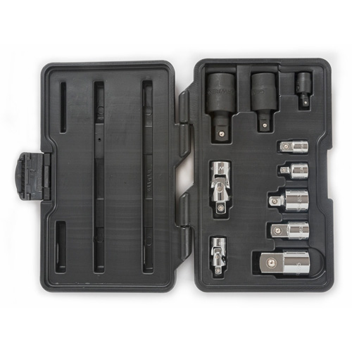 10-Piece 1/4", 3/8" & 1/2" Drive Universal Joint and Adapter Set Ottawa Fastener Supply