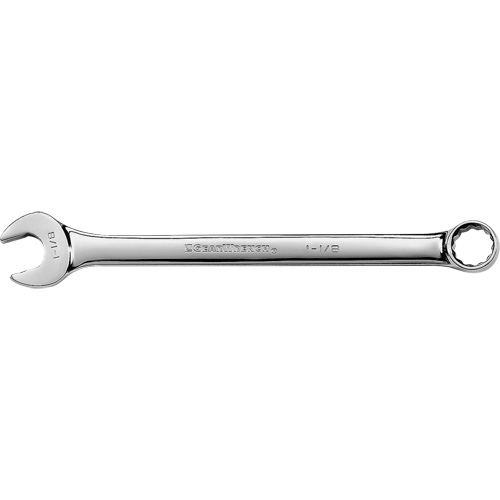 Long Pattern Combination Wrench, 12 Point, 1-1/8", Chrome Finish Ottawa Fastener Supply