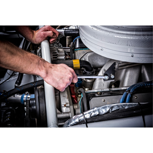 Jeu de cl&eacute;s longues &agrave; coupe &agrave; 12 pans avec pochette &agrave; outils roulable, Combinaison, 15 morceaux, Imp&eacute;rial Ottawa Fastener Supply