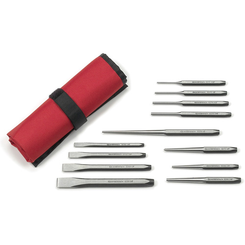 Punch & Chisel Set, 12 Pieces Ottawa Fastener Supply