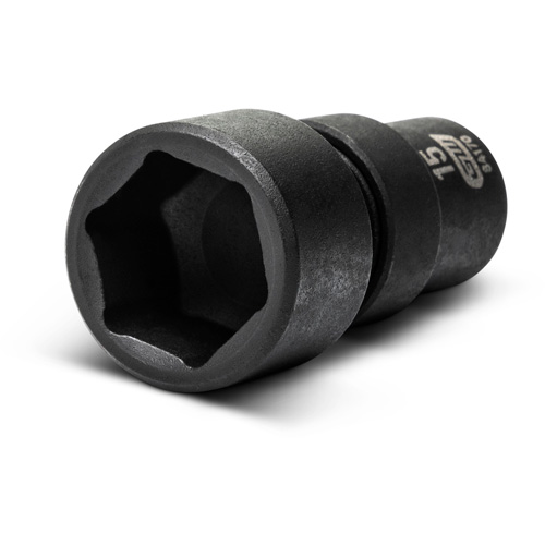 Jeu de 12 douilles m&eacute;triques flexibles universelles &agrave; chocs 1/4" &agrave; 6 pans Ottawa Fastener Supply