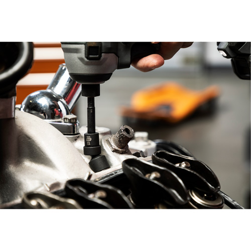 Jeu de 12 douilles m&eacute;triques flexibles universelles &agrave; chocs 1/4" &agrave; 6 pans Ottawa Fastener Supply