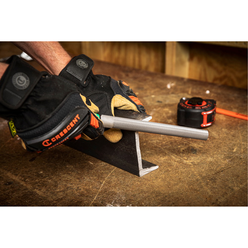 Lime &agrave; taille crois&eacute;e avec poign&eacute;e verte, Demi-ronde, 8", B&acirc;tarde Ottawa Fastener Supply