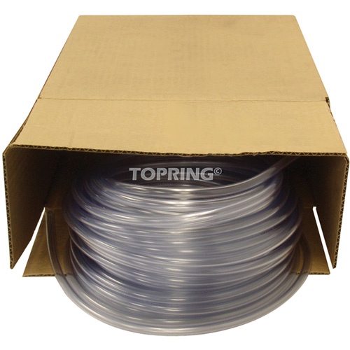 Tube, Air/Eau, 0,625" DE x 100' lo, PVC, Transparent, 30 psi @ 20°C Ottawa Fastener Supply