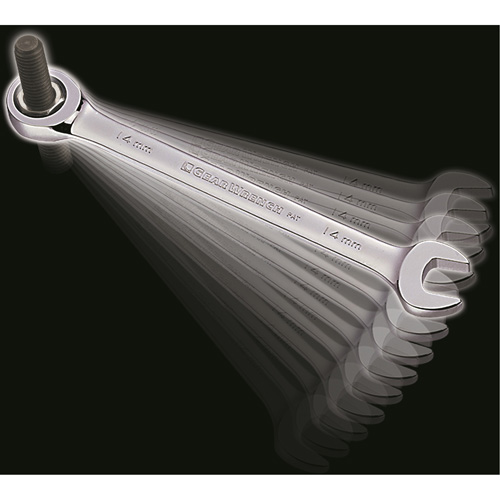 72-Tooth 12 Point Ratcheting Wrench Set, Combination, 5 Pieces, Metric Ottawa Fastener Supply