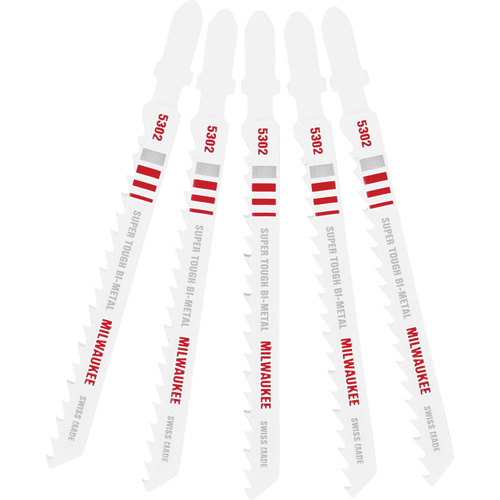 Lame de scie sauteuse, Bim&eacute;tal, Tige en T, 4" lo, 6 dents par pouce Ottawa Fastener Supply