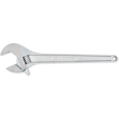 Adjustable Tapered Handle Wrench - Carded, 18" L, 2-1/16"/53 mm Max Width, Chrome/Polished Ottawa Fastener Supply