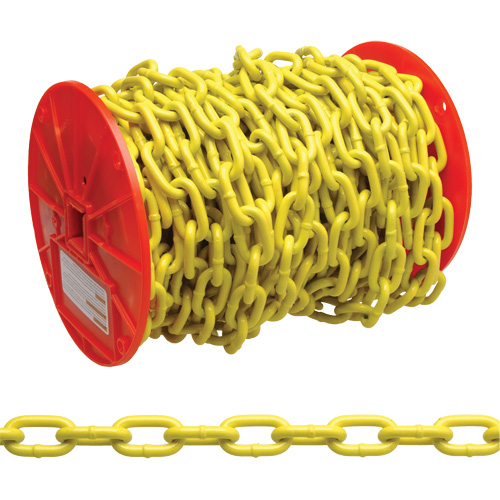 Proof Coil Chain, Low Carbon Steel, 3/16" x 100' (30.4 m) L, Grade 30, 800 lbs. (0.4 tons) Load Capacity Ottawa Fastener Supply