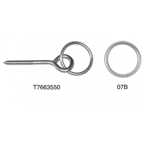 Campbell&reg; Welded Ring, 2", Nickel-Plated Ottawa Fastener Supply