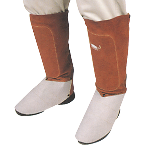Leather Spats, 6" L, Lava Brown Ottawa Fastener Supply