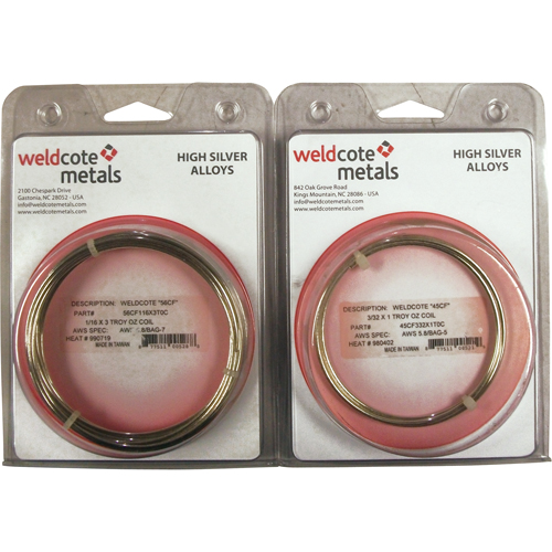 Alliages de brasage &agrave; haute teneur en argent Ottawa Fastener Supply