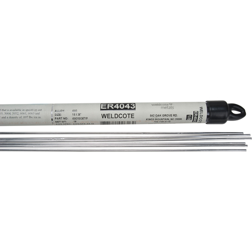 Baguettes pour soudage TIG en longueurs de 36", 1/16", Aluminium Ottawa Fastener Supply