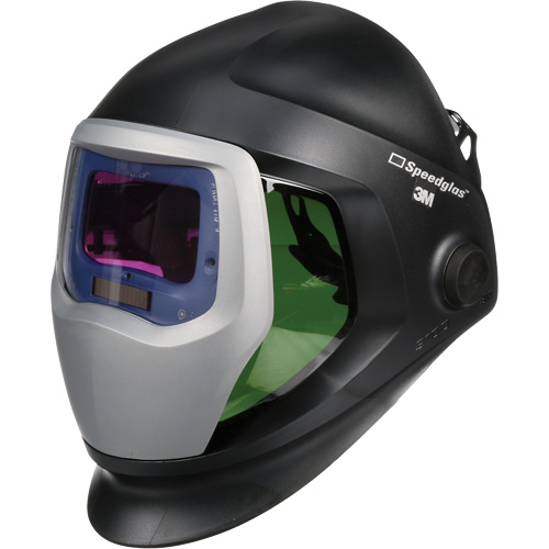 Speedglas 9100 Welding Helmet with 9100X Auto-Darkening Filter, 4.2" L x 2.1" W View Area, 5/8 - 13 Shade Range, Black Ottawa Fastener Supply
