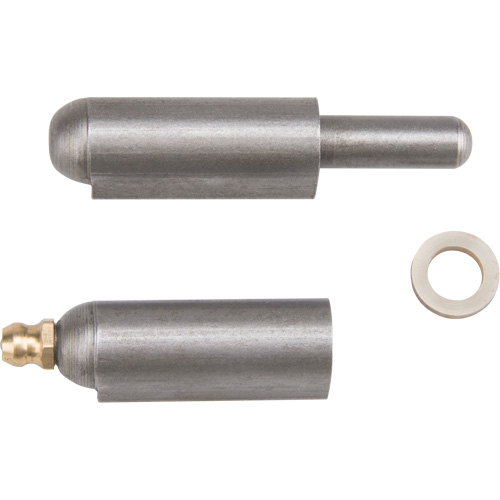 Weld-On Hinge, 0.512" Dia. x 3.15" L, Mild Steel w/Fixed Steel Pin Ottawa Fastener Supply