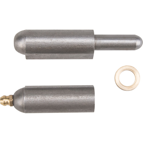 Weld-On Hinge, 0.63" Dia. x 3.937" L, Mild Steel w/Fixed Steel Pin Ottawa Fastener Supply