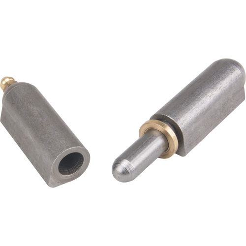Weld-On Hinge, 0.63" Dia. x 3.937" L, Mild Steel w/Fixed Steel Pin Ottawa Fastener Supply