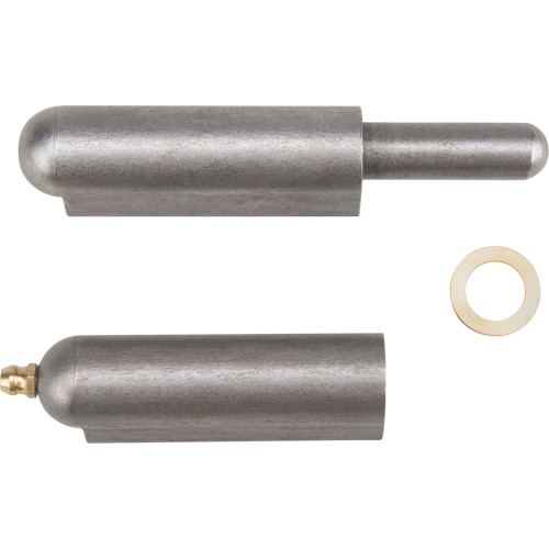 Weld-On Hinge, 0.787" Dia. x 5.906" L, Mild Steel w/Fixed Steel Pin Ottawa Fastener Supply