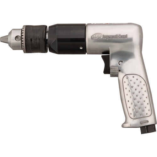 Reversible Air Drill, 4 CFM, 1/4" NPTF, 94 dBA, 1/2" Chuck, Keyed Ottawa Fastener Supply