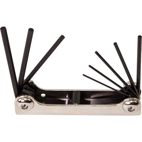 Folding Hex Key Set, 8 Pcs., Imperial Ottawa Fastener Supply