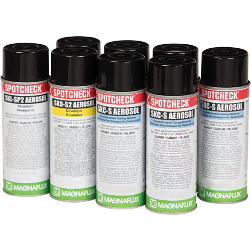 Solvent Removable Visible Penetrant Testing Kits, Kit Ottawa Fastener Supply