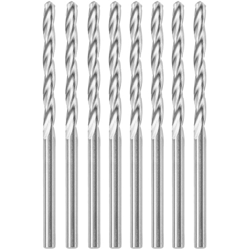 8-Piece Standard Point Spiral Saw Bit with 1/8" Diameter, 1/8", 1" Flute Ottawa Fastener Supply