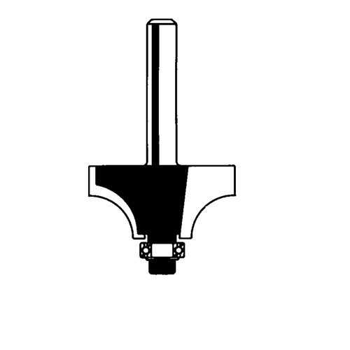 Fraise &agrave; baguette, 5/8" dia., 1/4" tige Ottawa Fastener Supply